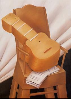 費爾南多 博特羅 Guitar and Chair